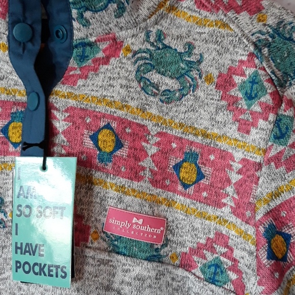 NWT Simply Southern Knitted Pullover - Picture 2 of 2